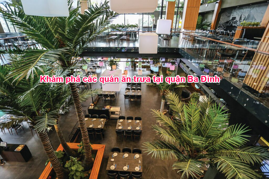 quán ăn trưa ngon tại quận Ba Đình