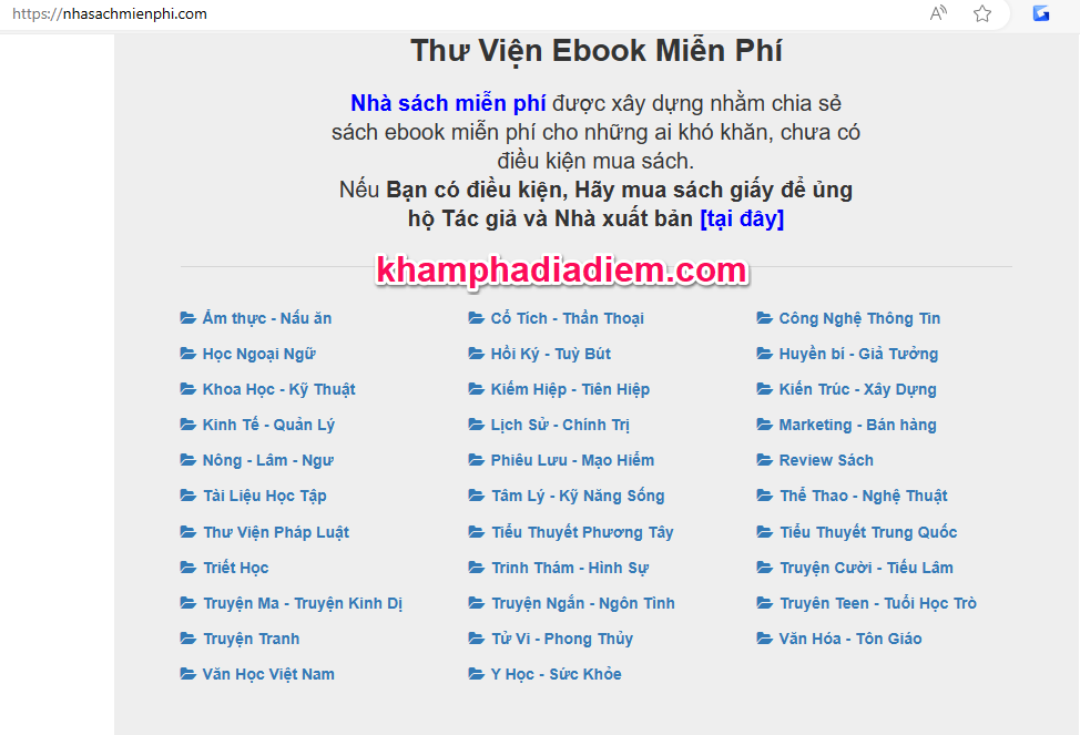 10 website đọc sách và tải sách miễn phí