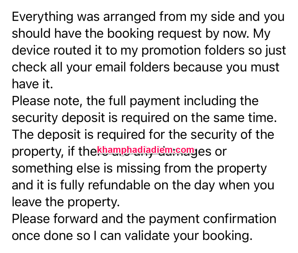 lừa đảo qua Airbnb qua tripadvisor